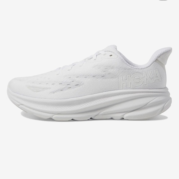 Hoka one one Women's Clifton 9 White Running Shoes Sz 7 - Picture 3 of 6